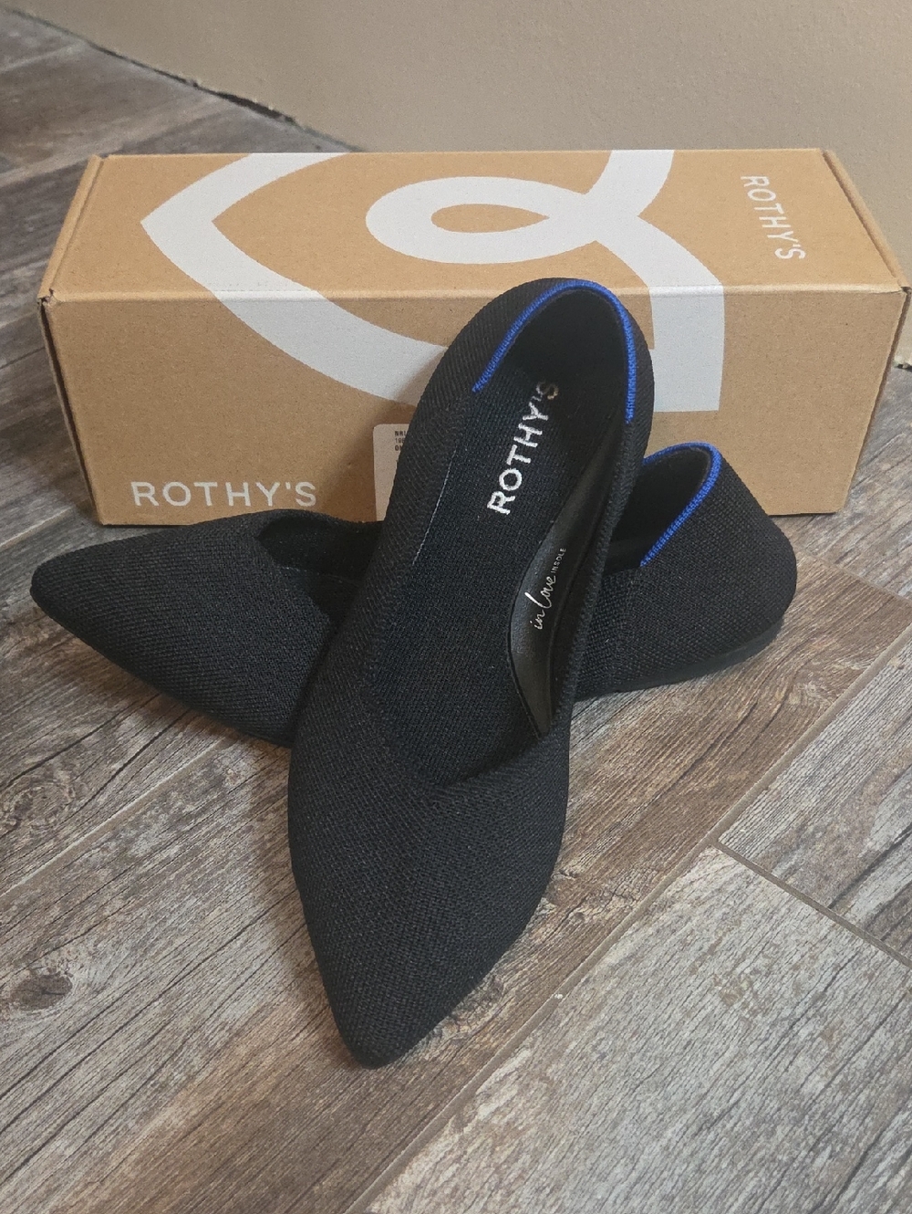 Rothy's Black The Point II (8.5)